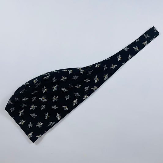 Bees on Black Fun Scrub Cap