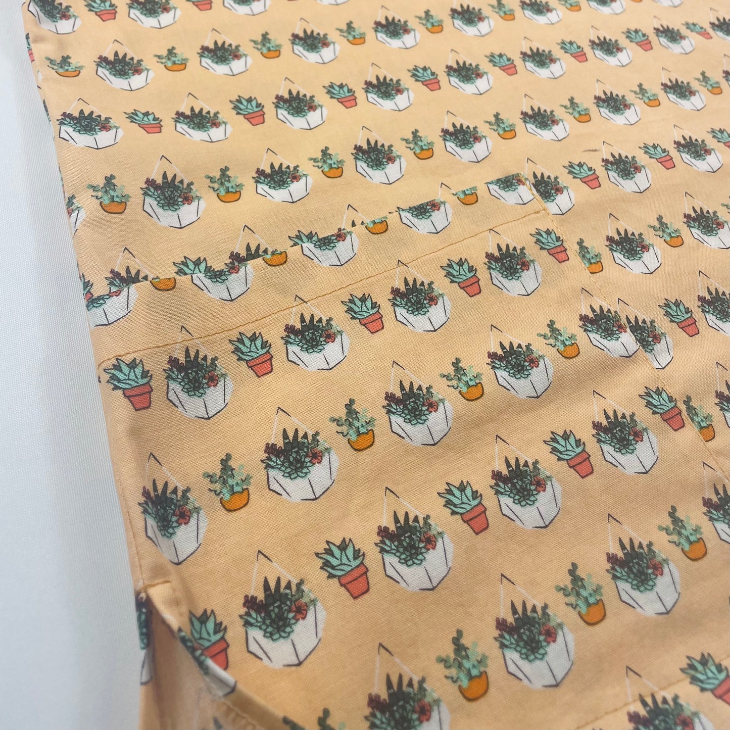 Succulents Fun Scrub Top - last one Relaxed fit S!
