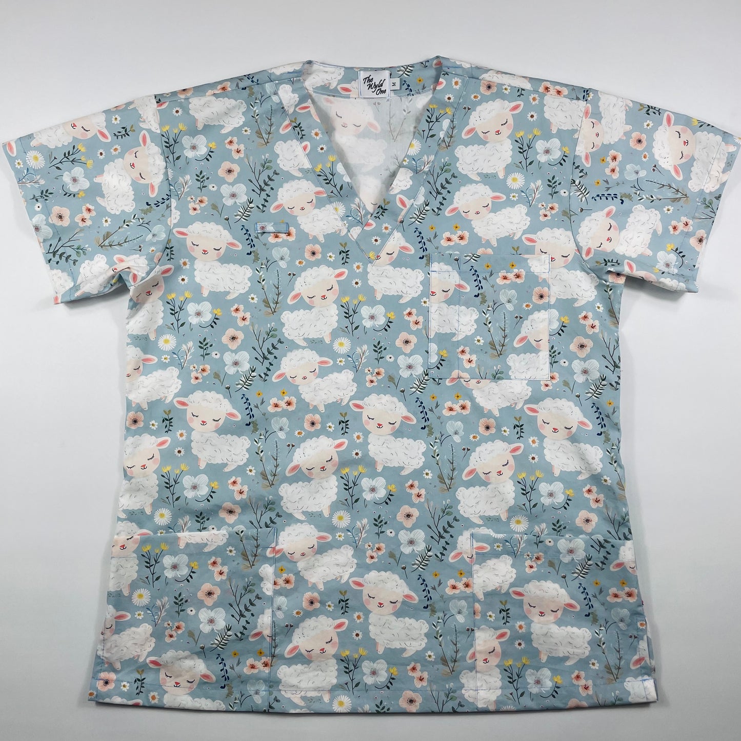 Counting Sheep Fun Scrub Top - last sizes!