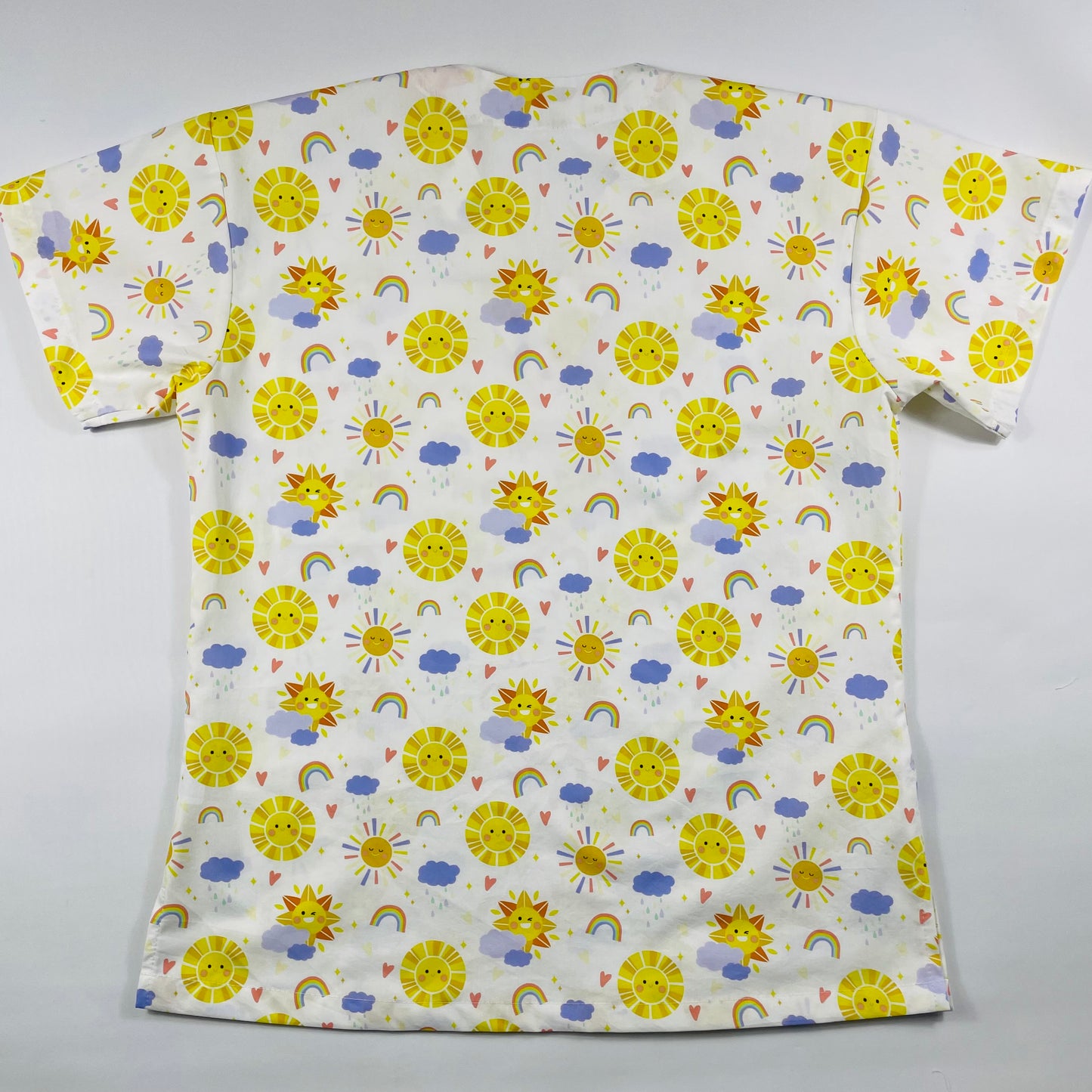 Sunny Days Fun Scrub Top - last one Relaxed fit S!