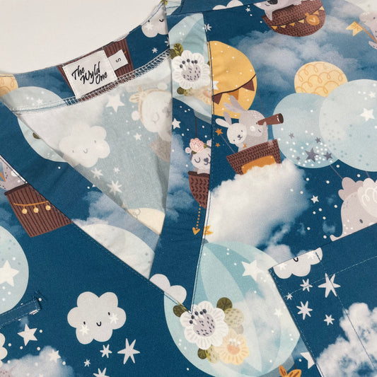 Dreamy Voyage Fun Scrub Top