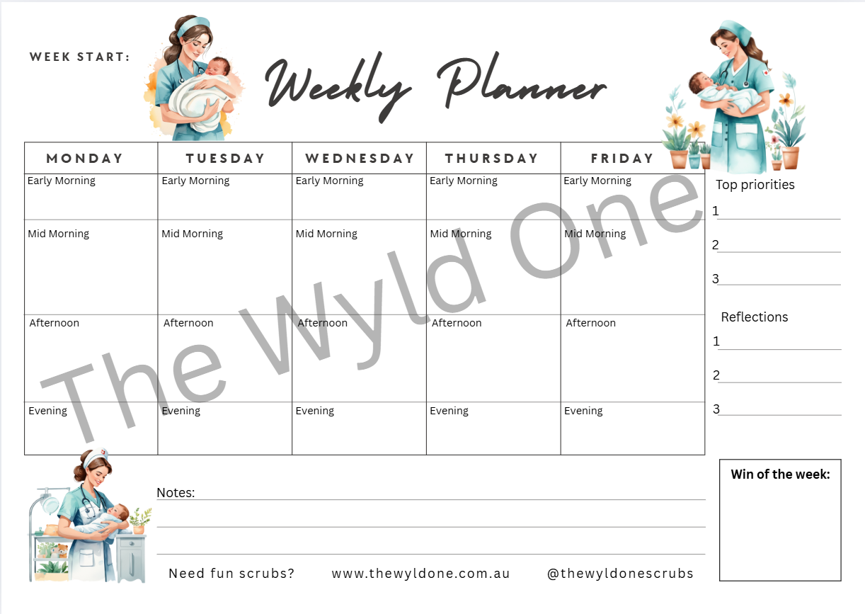 🌟 Free Weekly Planner | Printable PDF Planner | A4 Instant Download