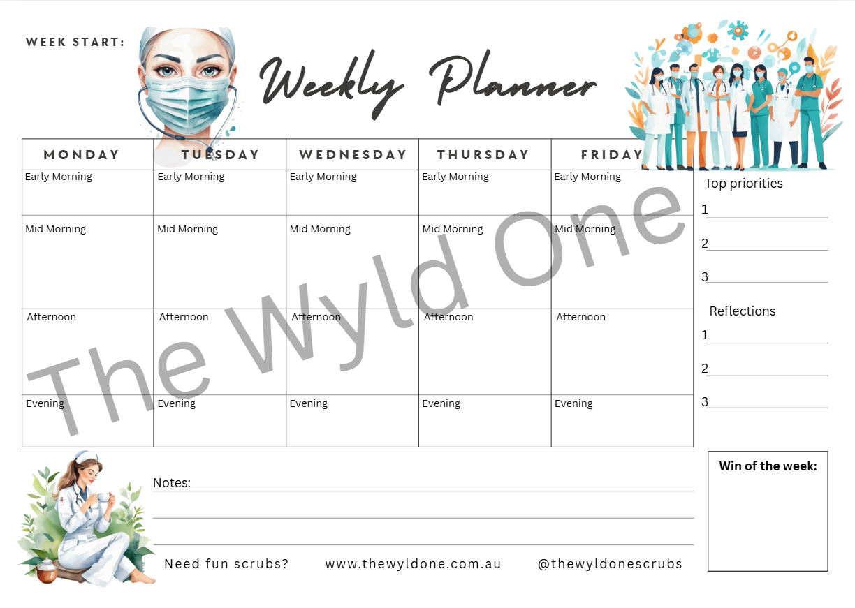 🌟 Free Weekly Planner | Printable PDF Planner | A4 Instant Download