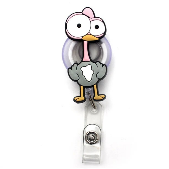 Ostrich Badge Reel