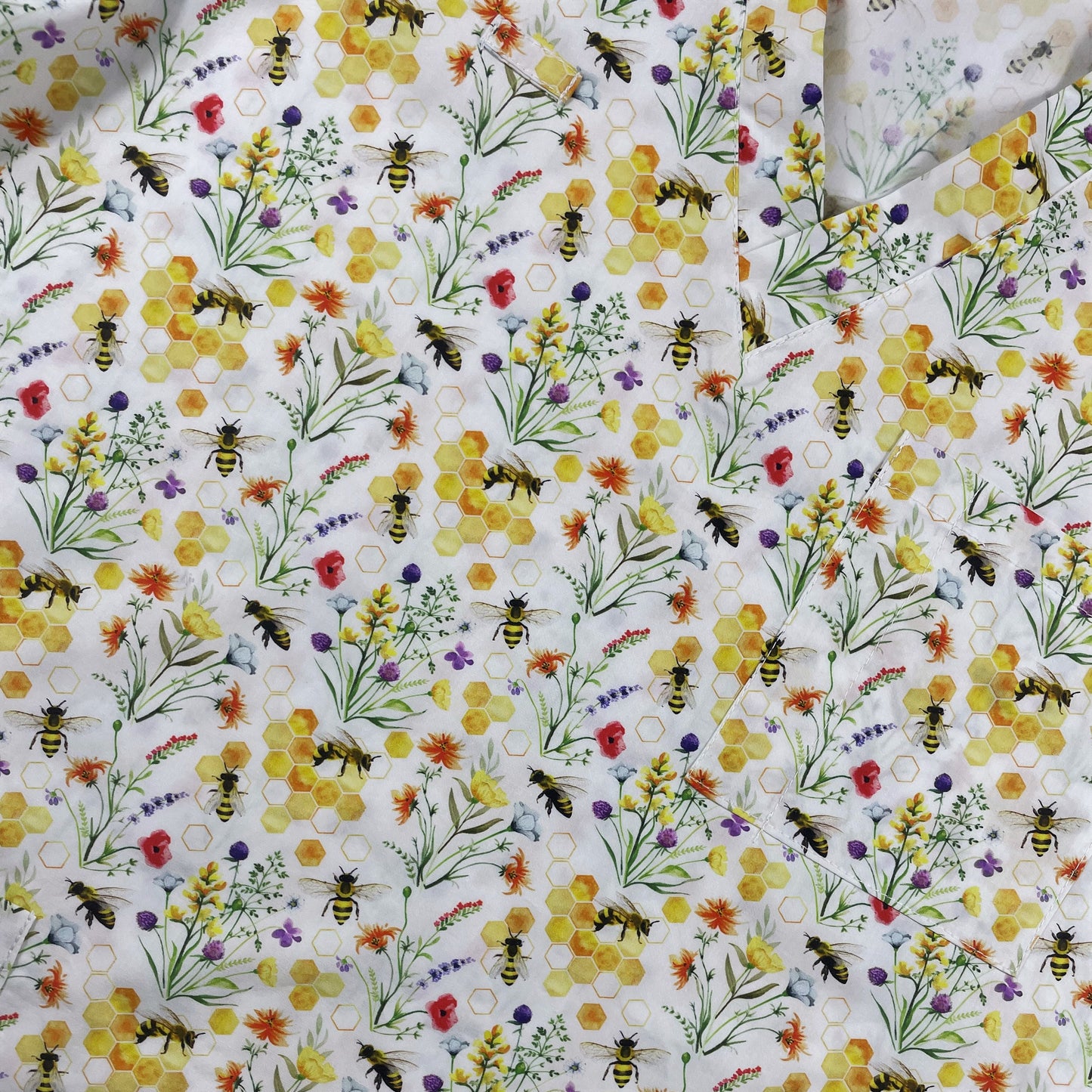 What's The Buzz Fun Scrub Top - last sizes!