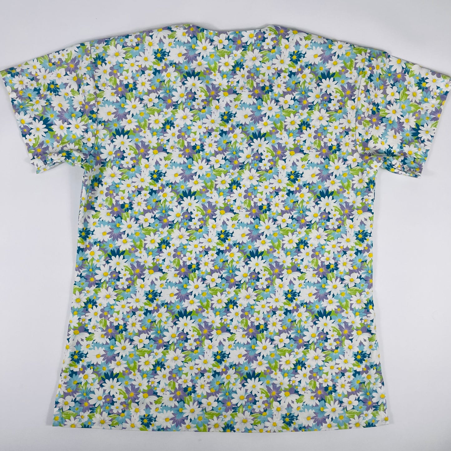 Calming Daisies Fun Scrub Top