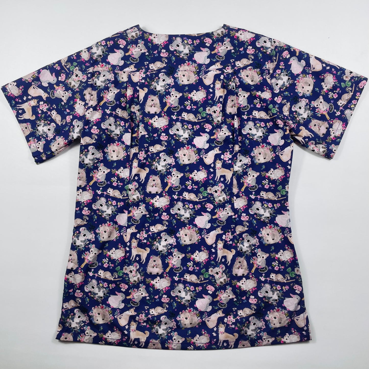 Pretty Natives on Purple Scrub Sets - made to order