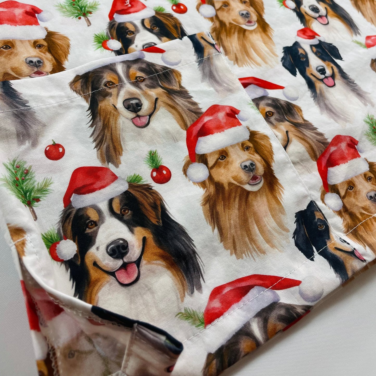 Santa Paws Fun Scrub Top