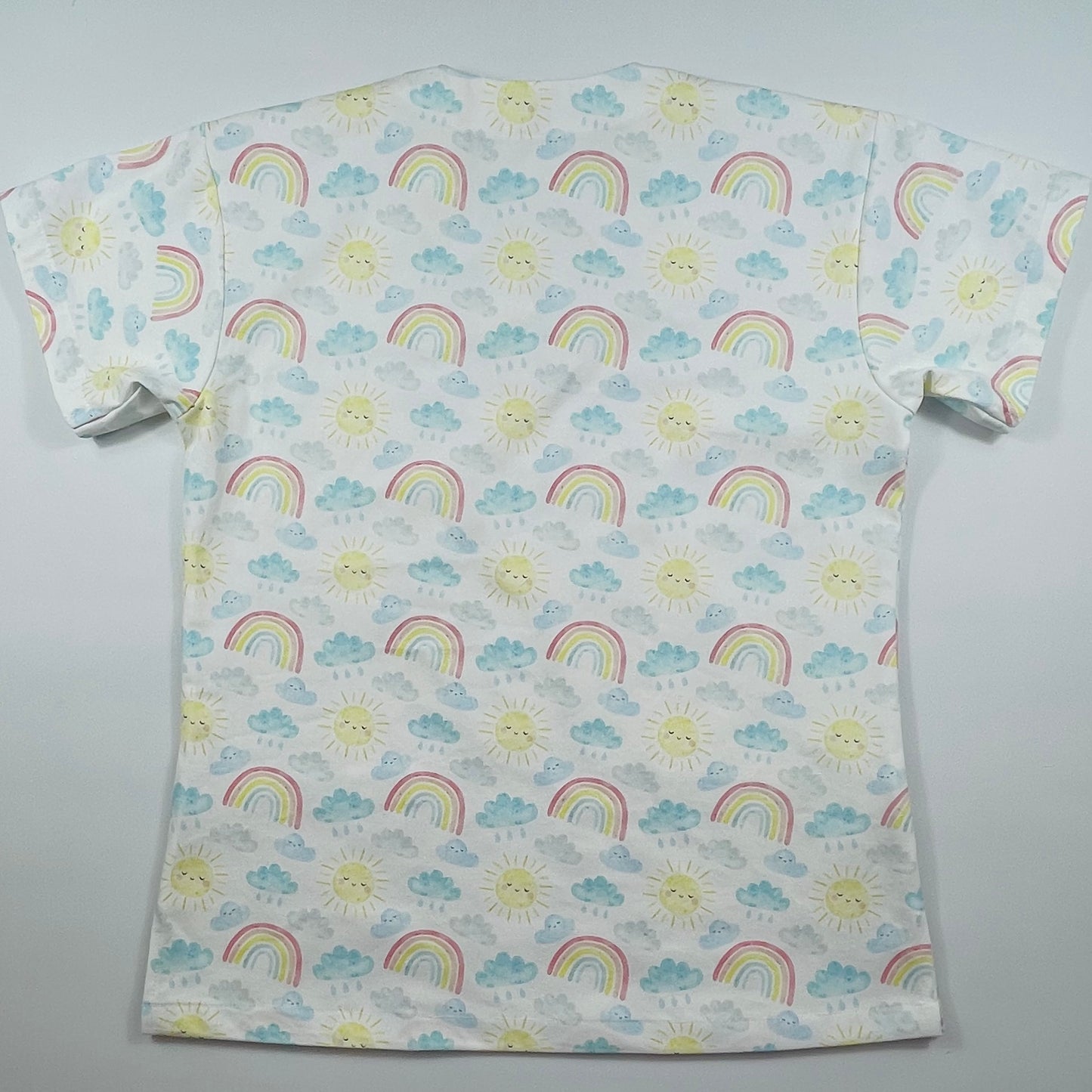 Sun Showers Fun Scrub Top - last one Relaxed fit XS!