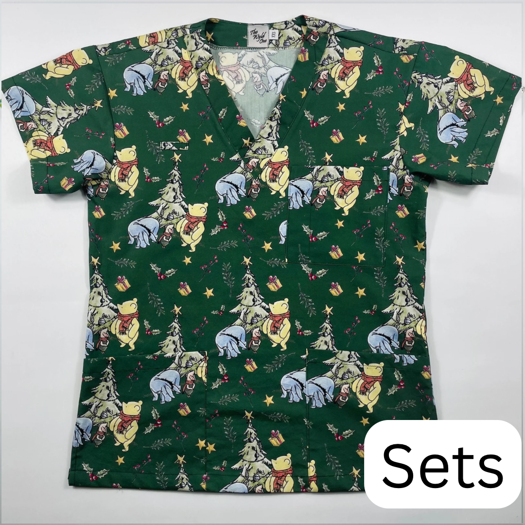 The Christmas Pooh Dark Green Sets - PREORDER Round 2 - shipping mid November