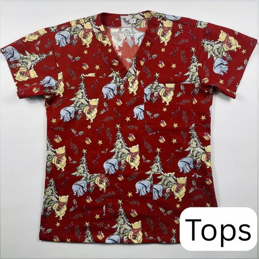 The Christmas Pooh - Burgundy - PREORDER Round 2 - shipping mid November