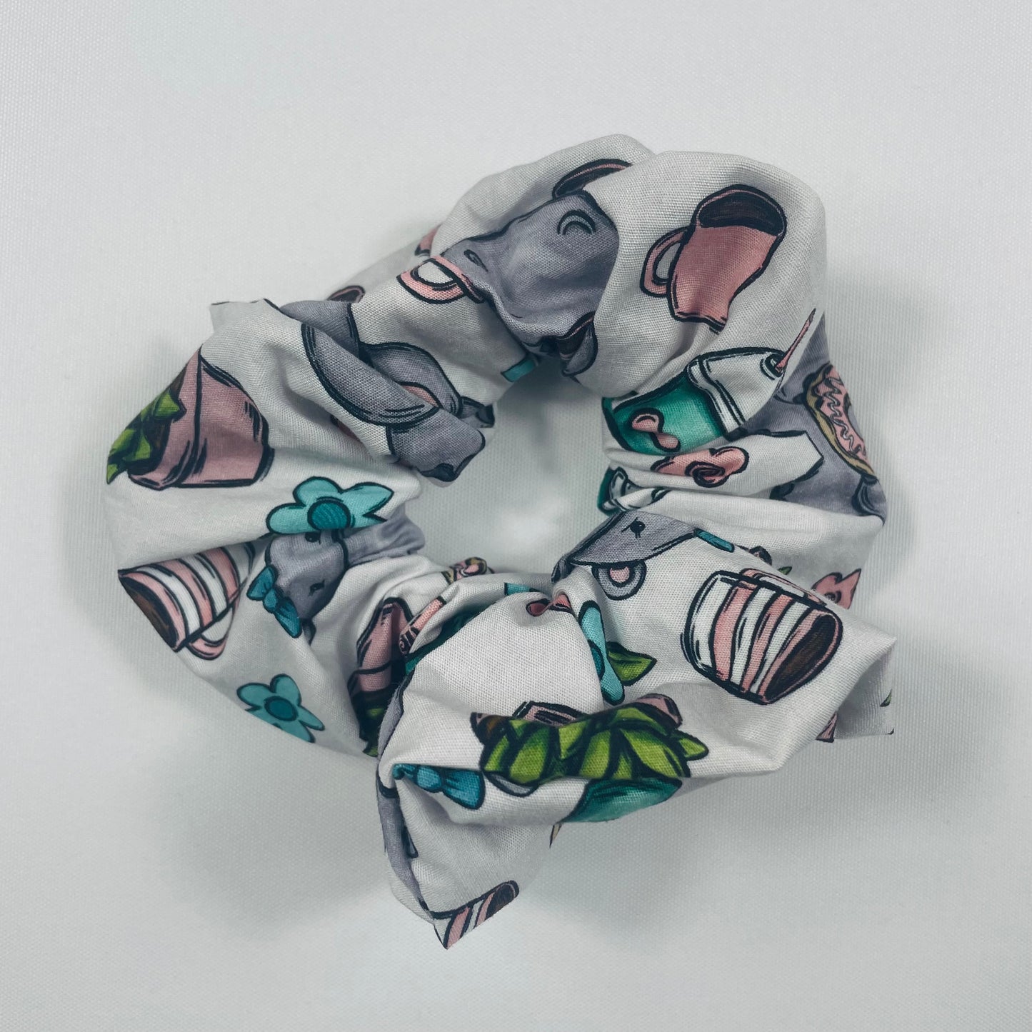 Coffee Break Fun Scrunchie