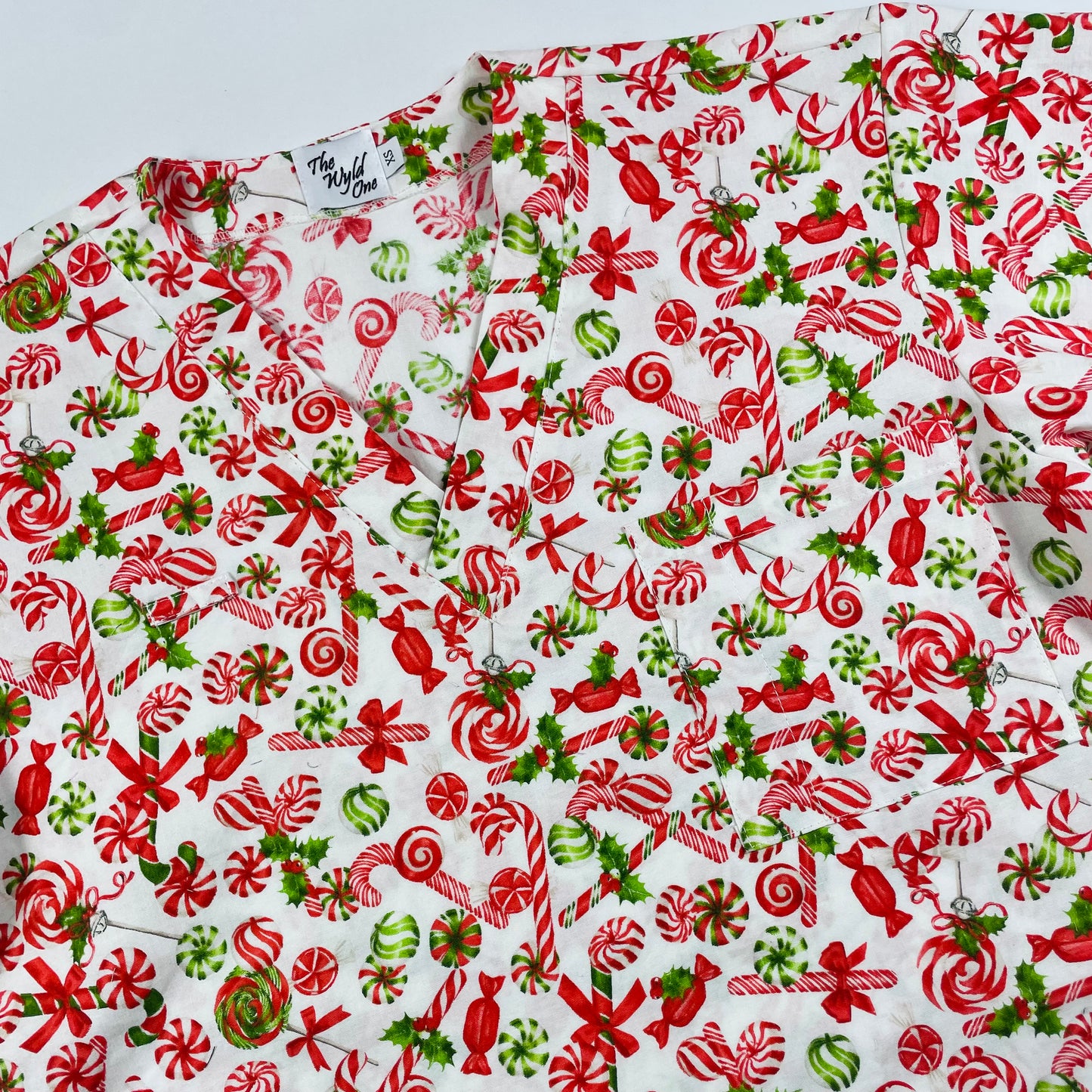 So Many Sweeties Fun Scrub Top - last one Relaxed fit XS!
