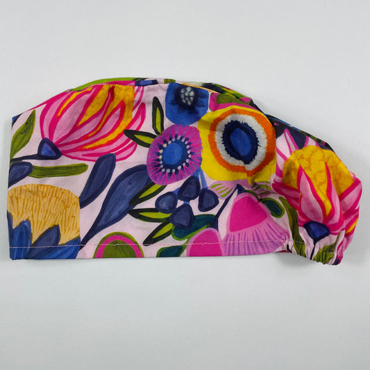 Pink Proteas Scrub Cap
