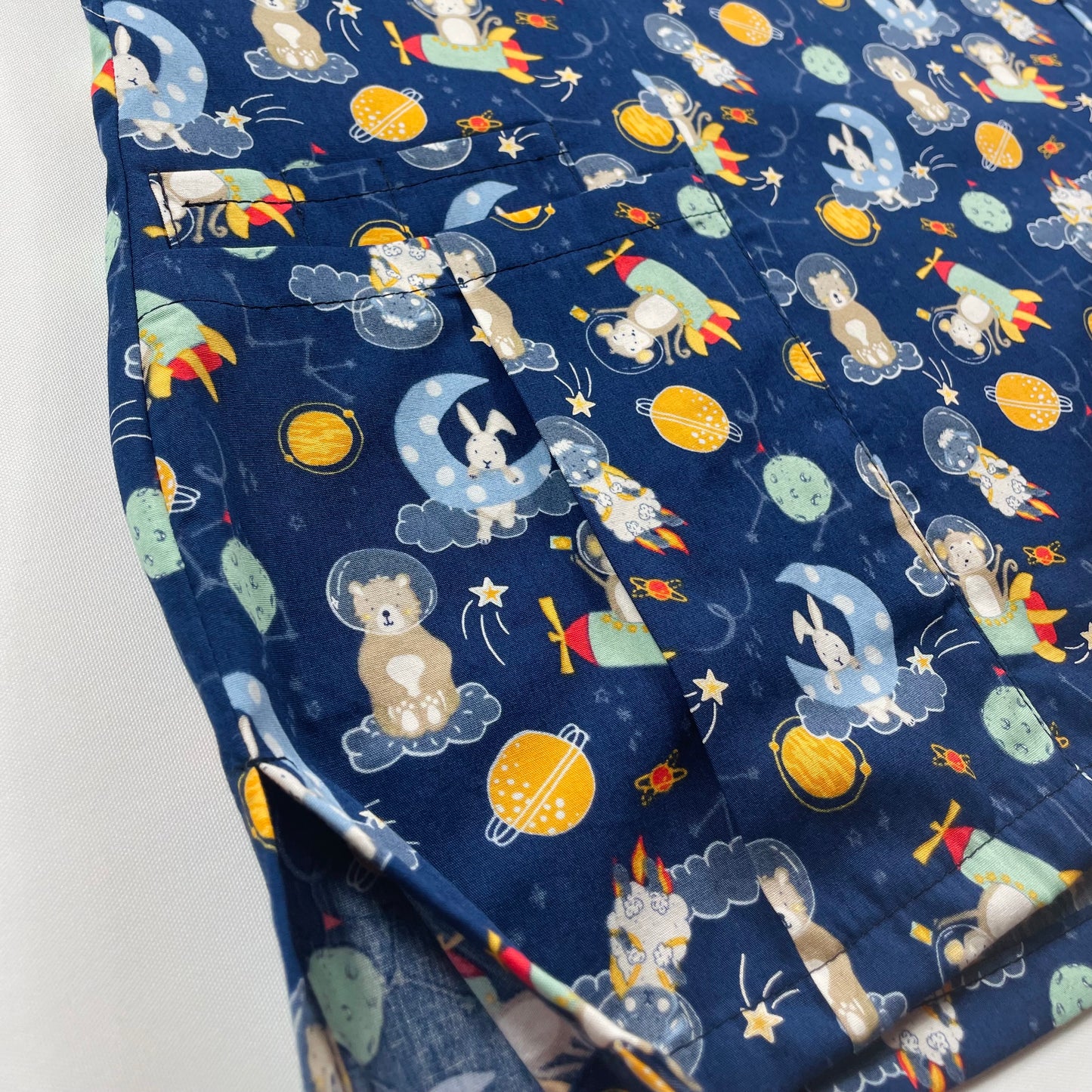 Outer Space Fun Scrub Top