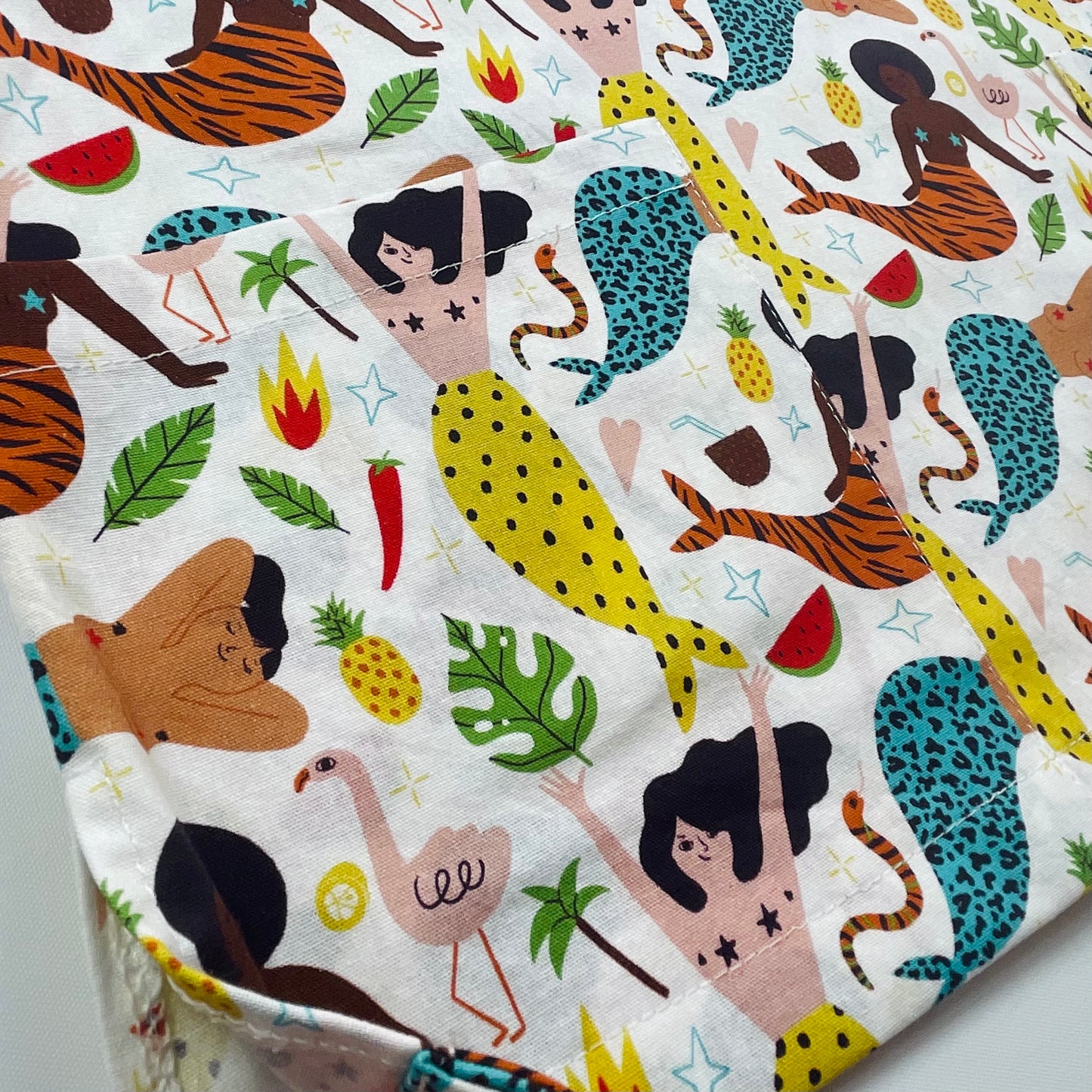SECONDS - Frolicking Fancies Fun Scrub Top - relaxed XS only!