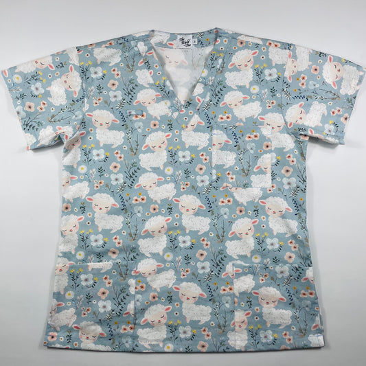 Counting Sheep Fun Scrub Top - last sizes!