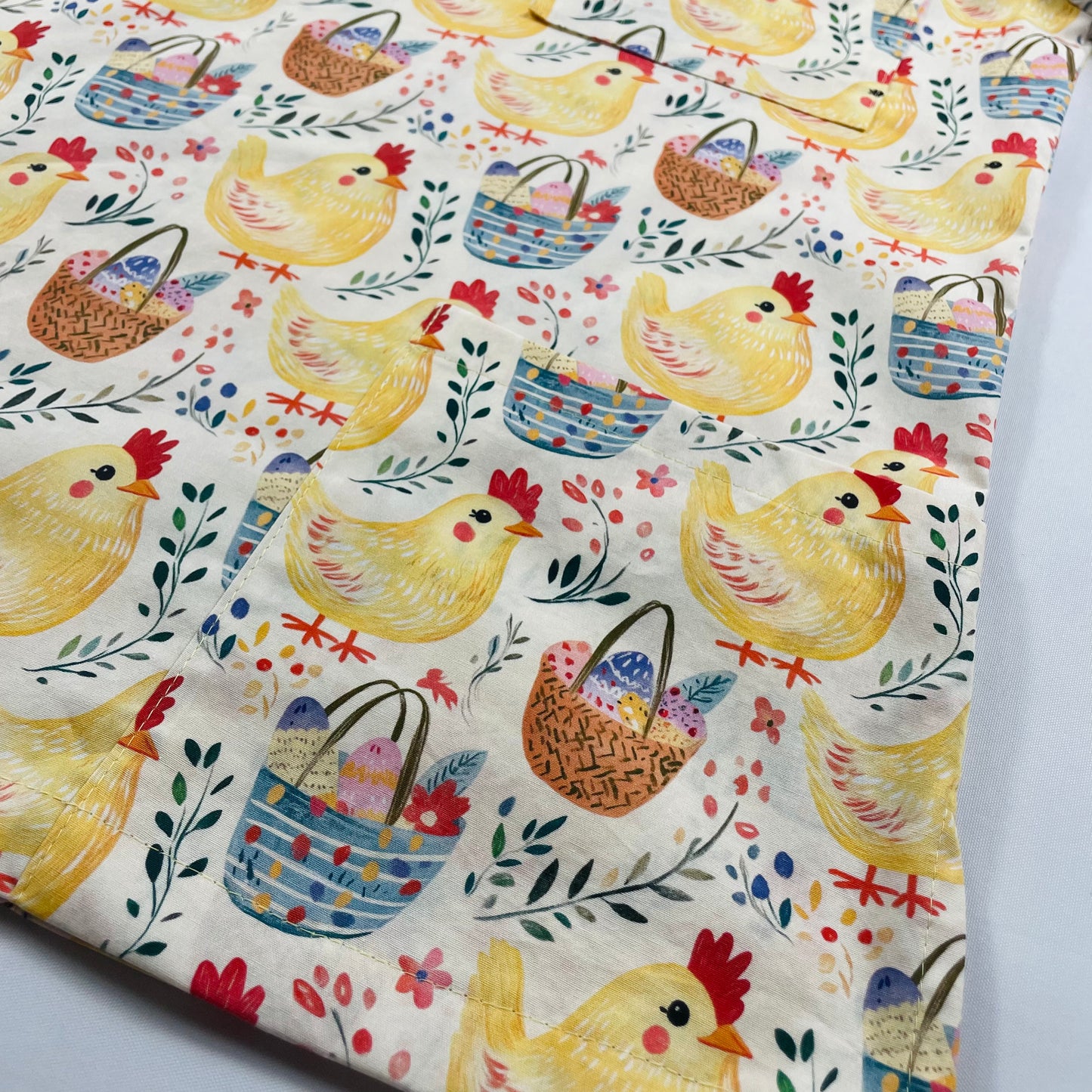 Easter Baskets Fun Scrub Top