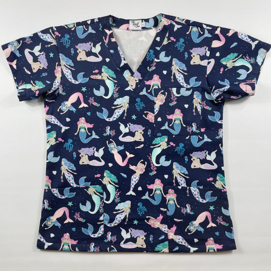 Mermaids Fun Scrub Top