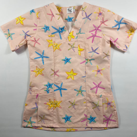 Starfish Fun Scrub Top - last one Princess seam 6!