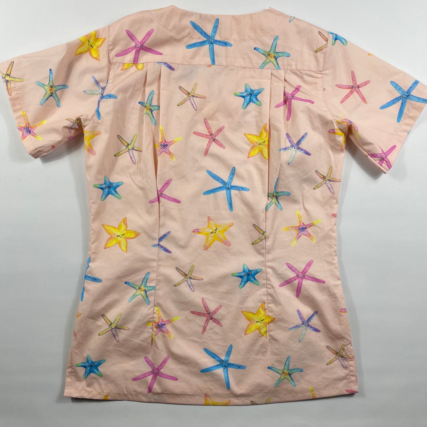 Starfish Fun Scrub Top - last one Princess seam 6!