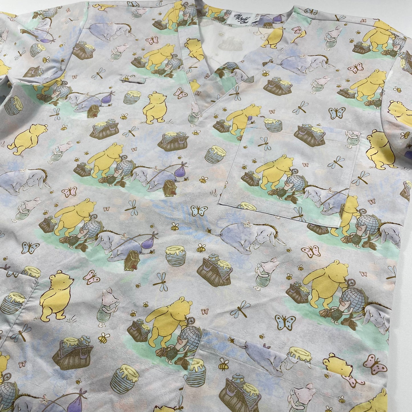 Winnie The Pooh Fun Scrub Top