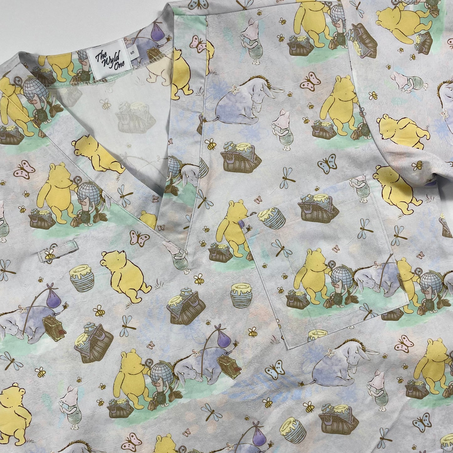 Winnie The Pooh Fun Scrub Top