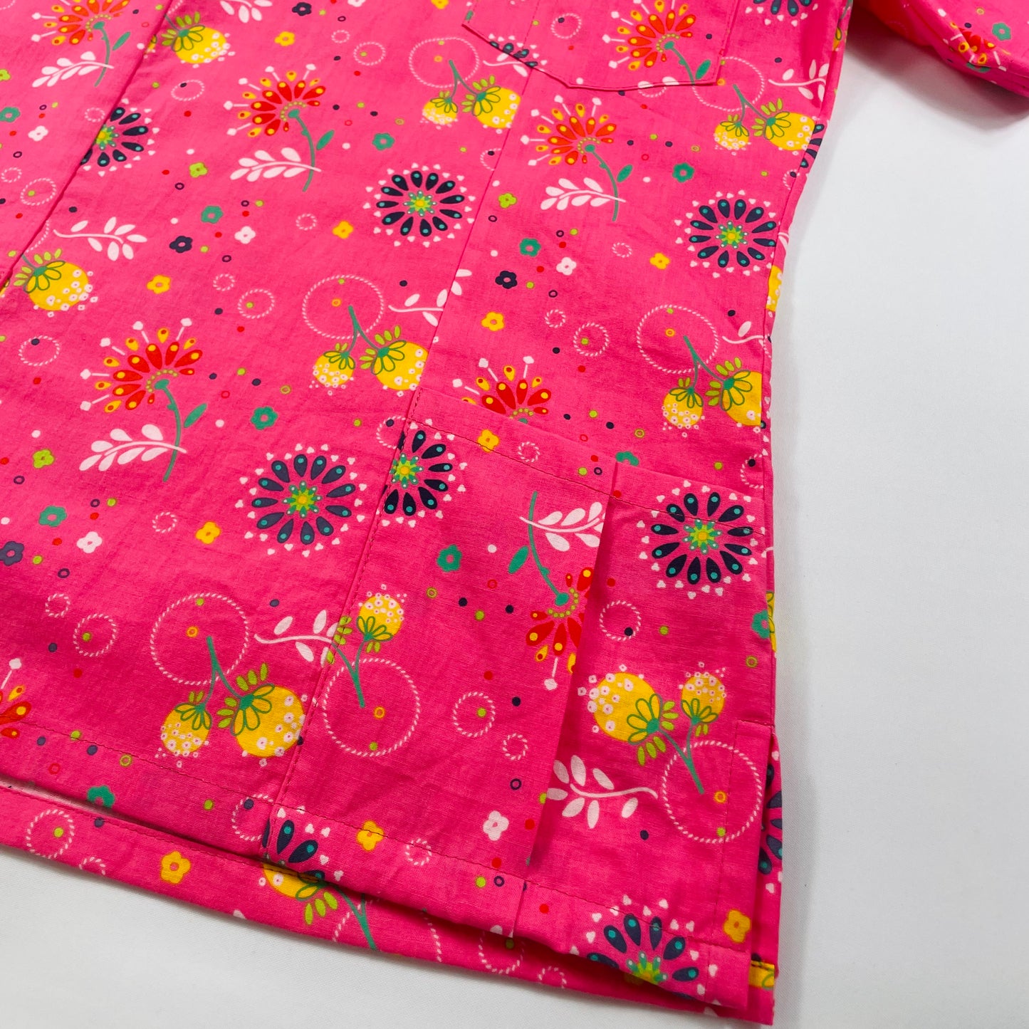 Spring Day Fun Scrub Top - last one Princess seam 6!