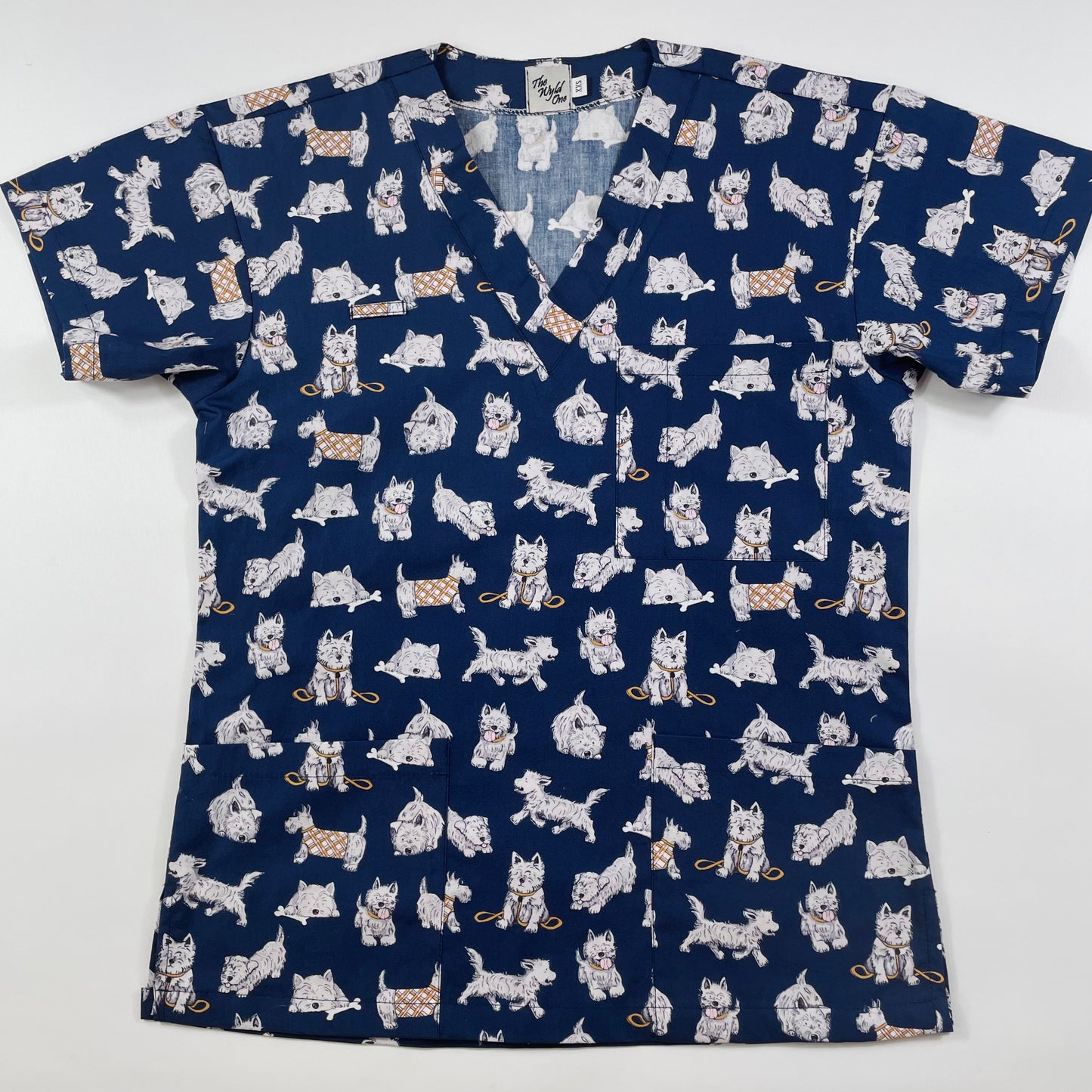 Playtime Fun Scrub Top - last one Relaxed fit XXS!