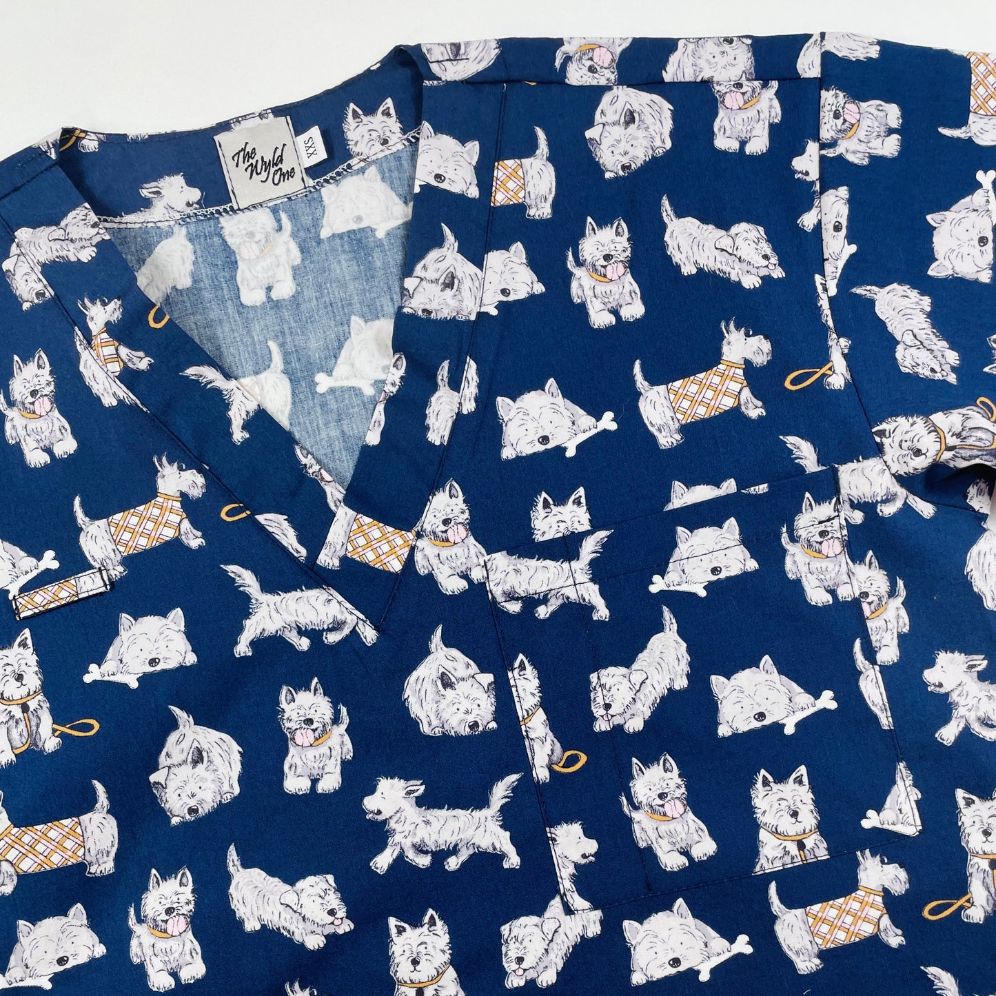 Playtime Fun Scrub Top - last one Relaxed fit XXS!