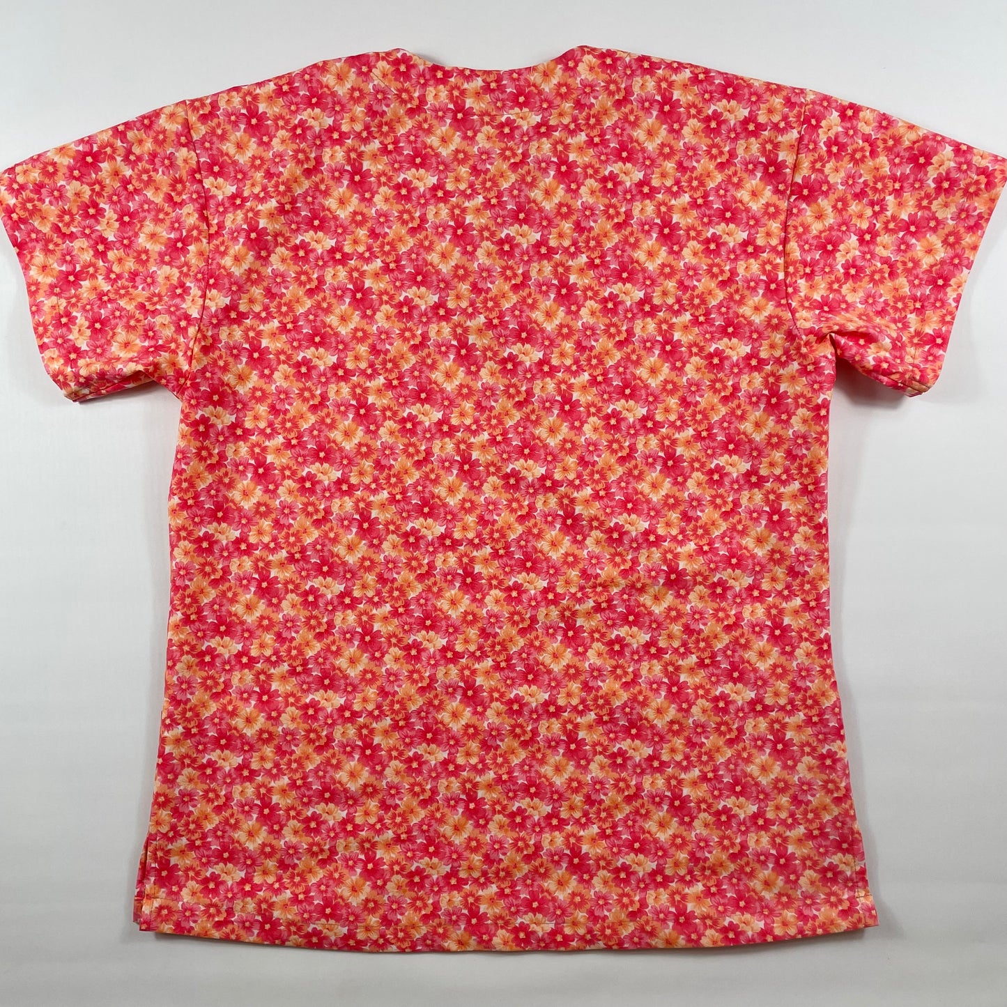 Sweet florals Fun Scrub Top - last one size S!