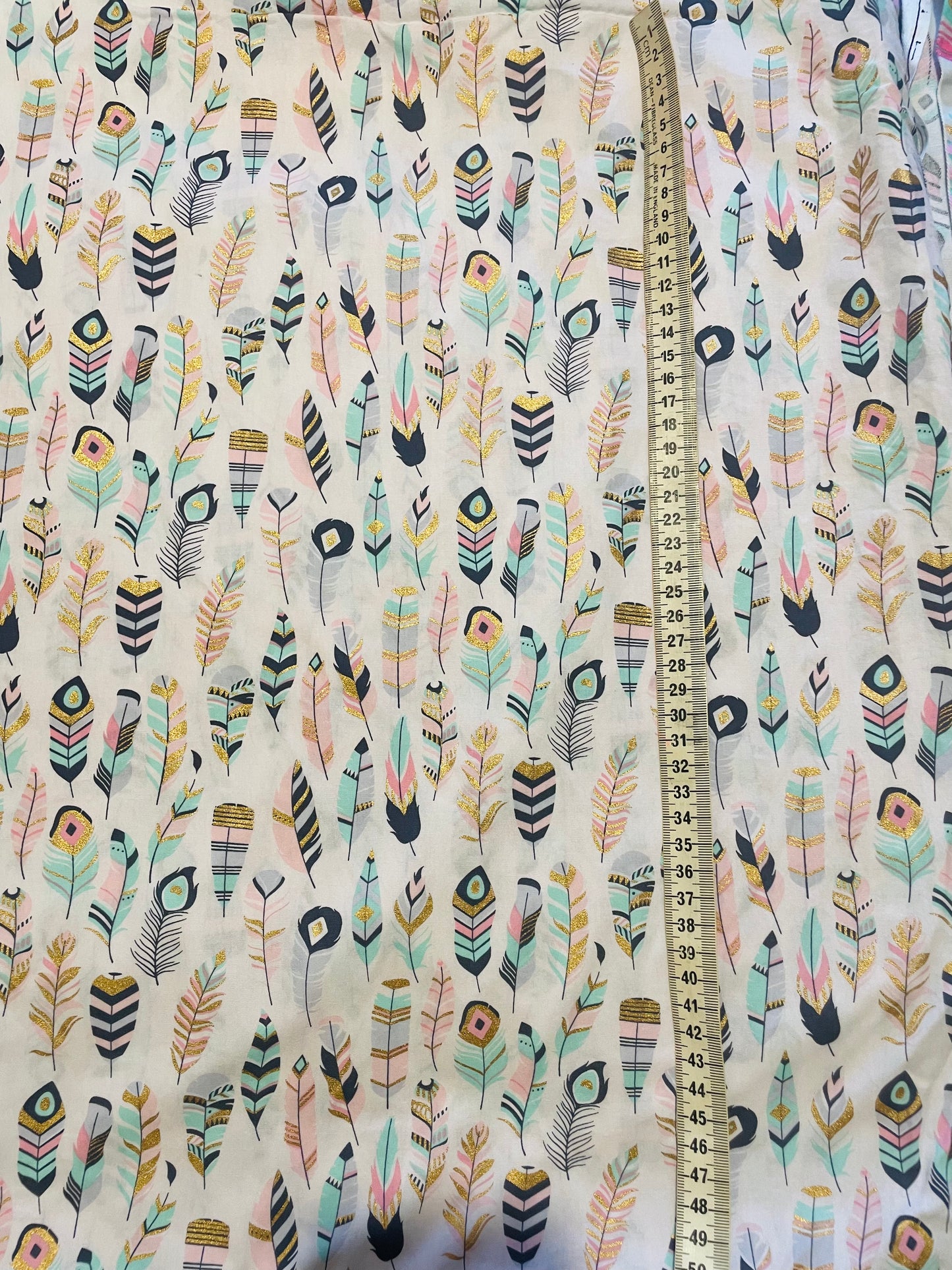 Feathers with gold foil - Made to order