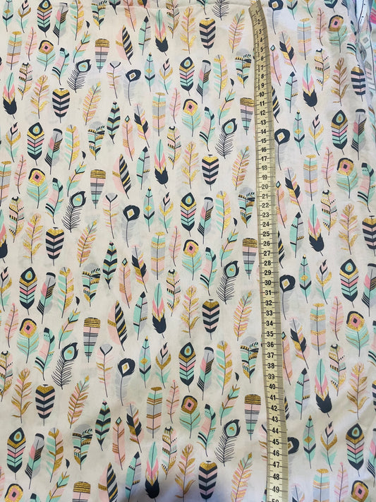 Feathers with gold foil - Made to order