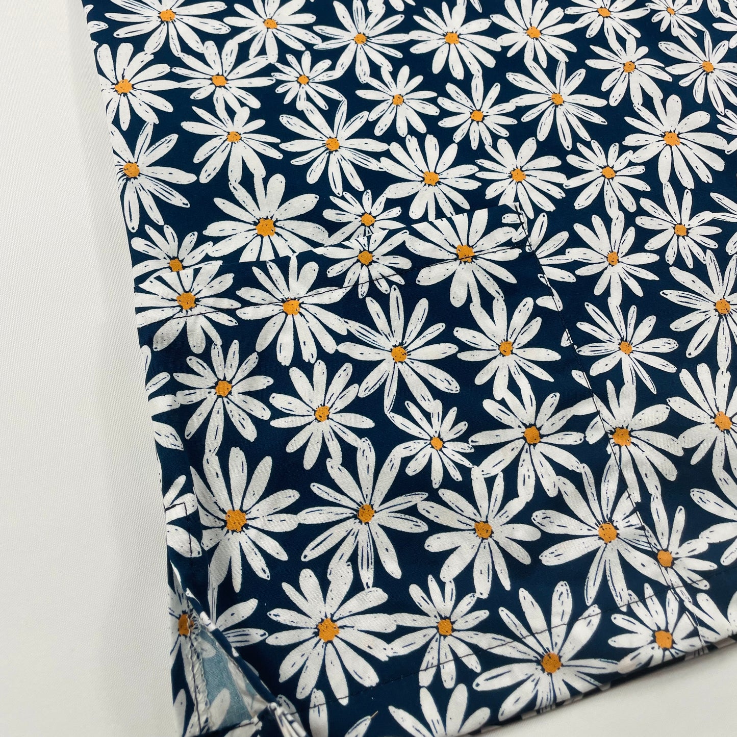 White Daises Fun Scrub Top