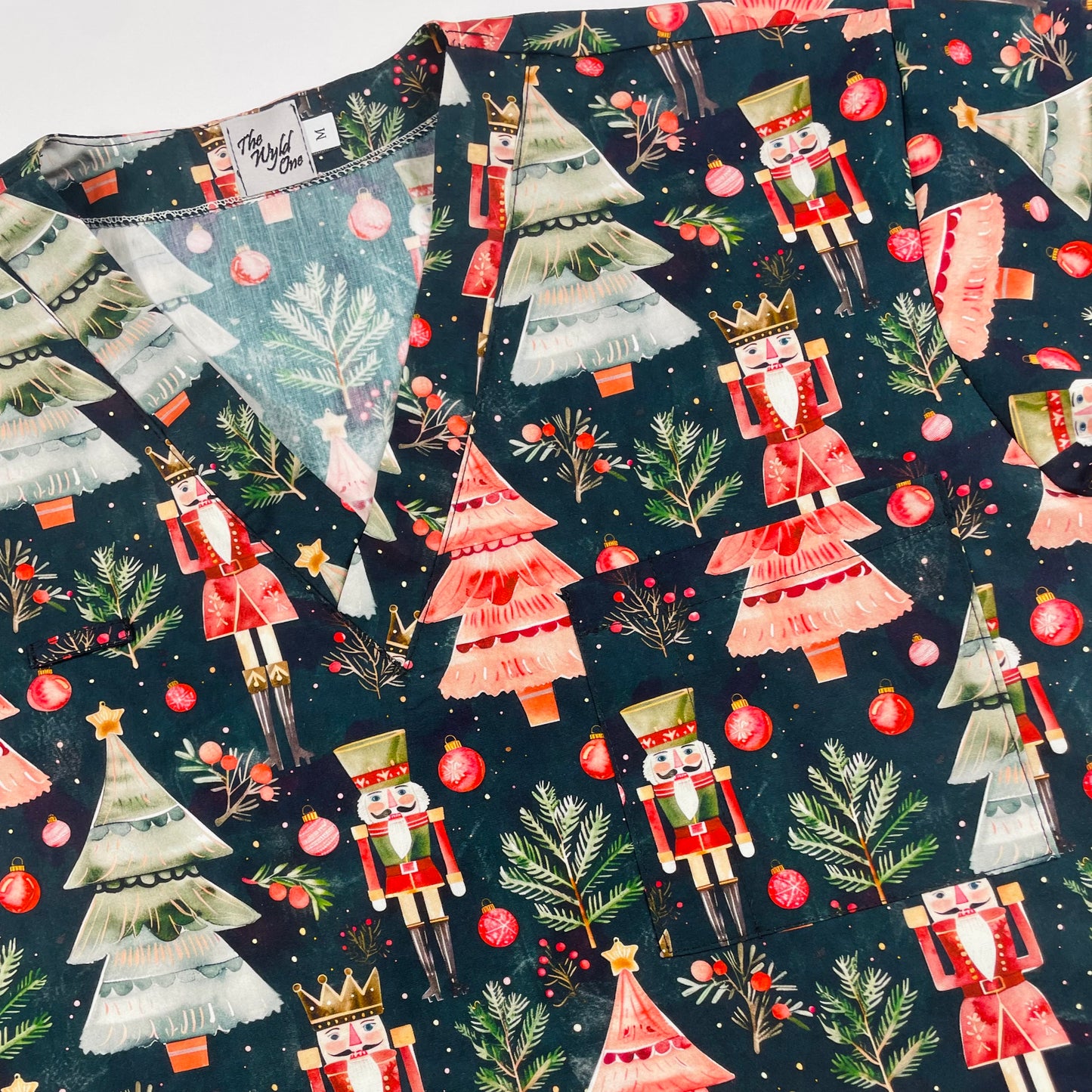 PREORDER - Round 1 - The Nutcracker Fun Scrub Top - shipping late October