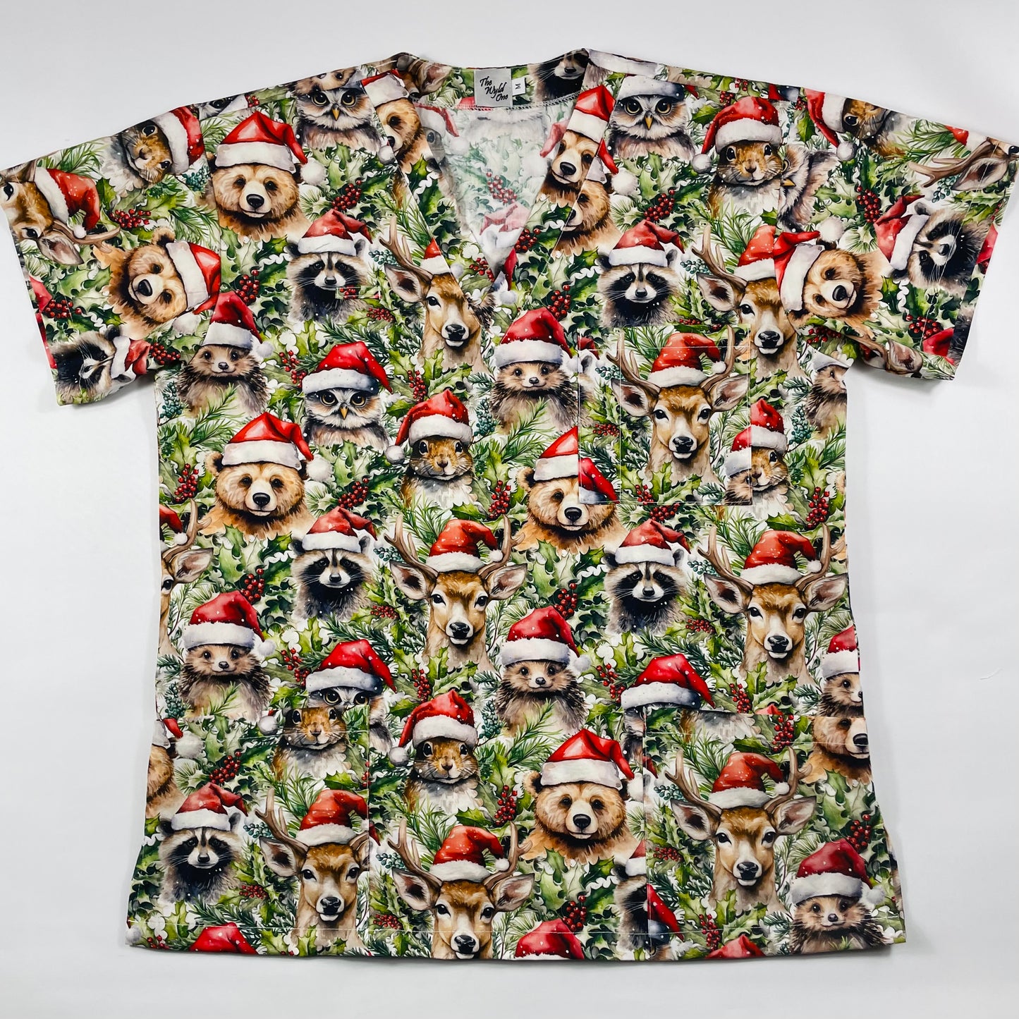 PREORDER - Round 1 - Woodland Christmas Scrub Sets - shipping late October