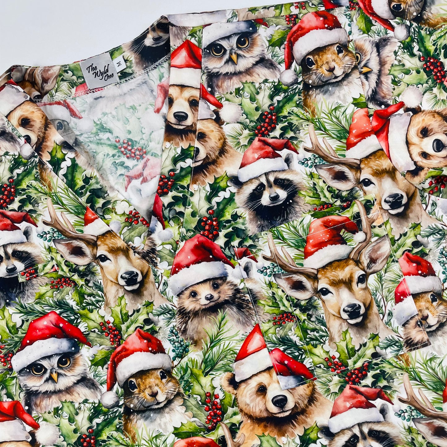 PREORDER - Round 1 - Woodland Christmas Scrub Sets - shipping late October