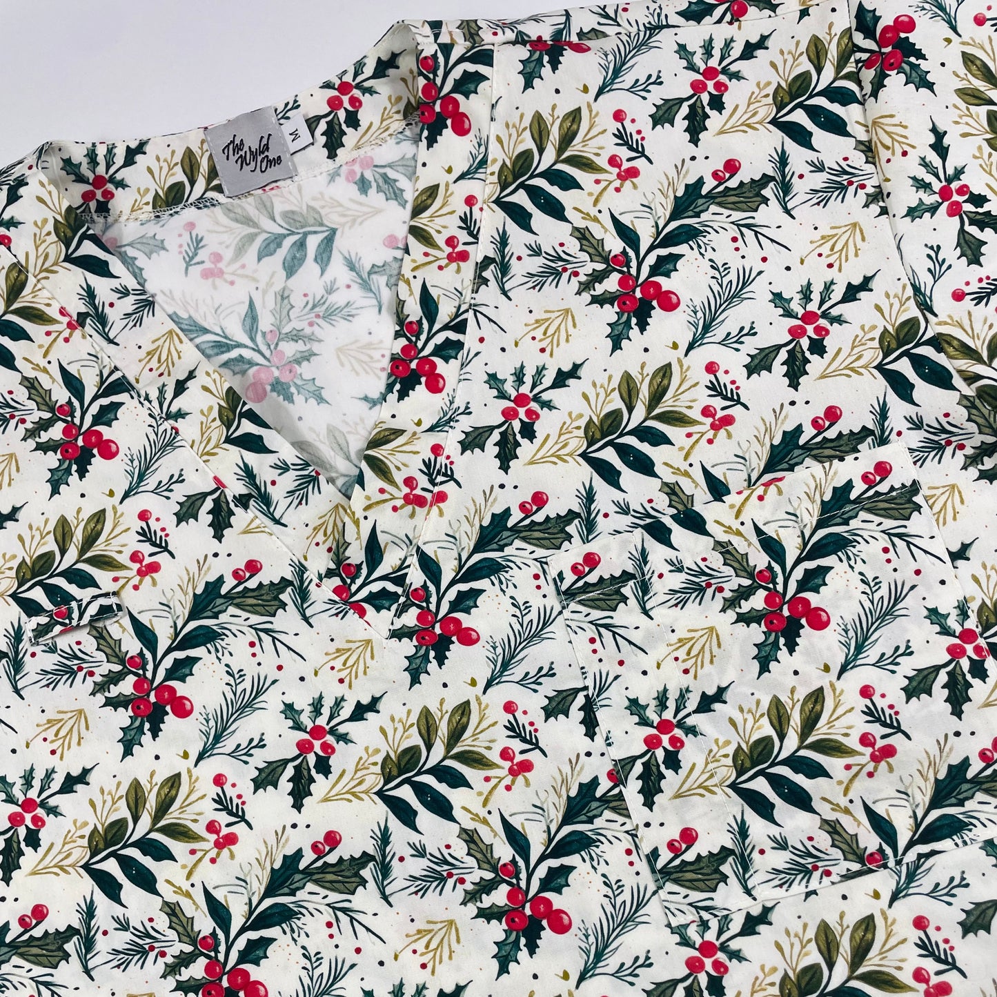 PREORDER - Round 1 - Holly & Berries Scrub Sets - shipping late October