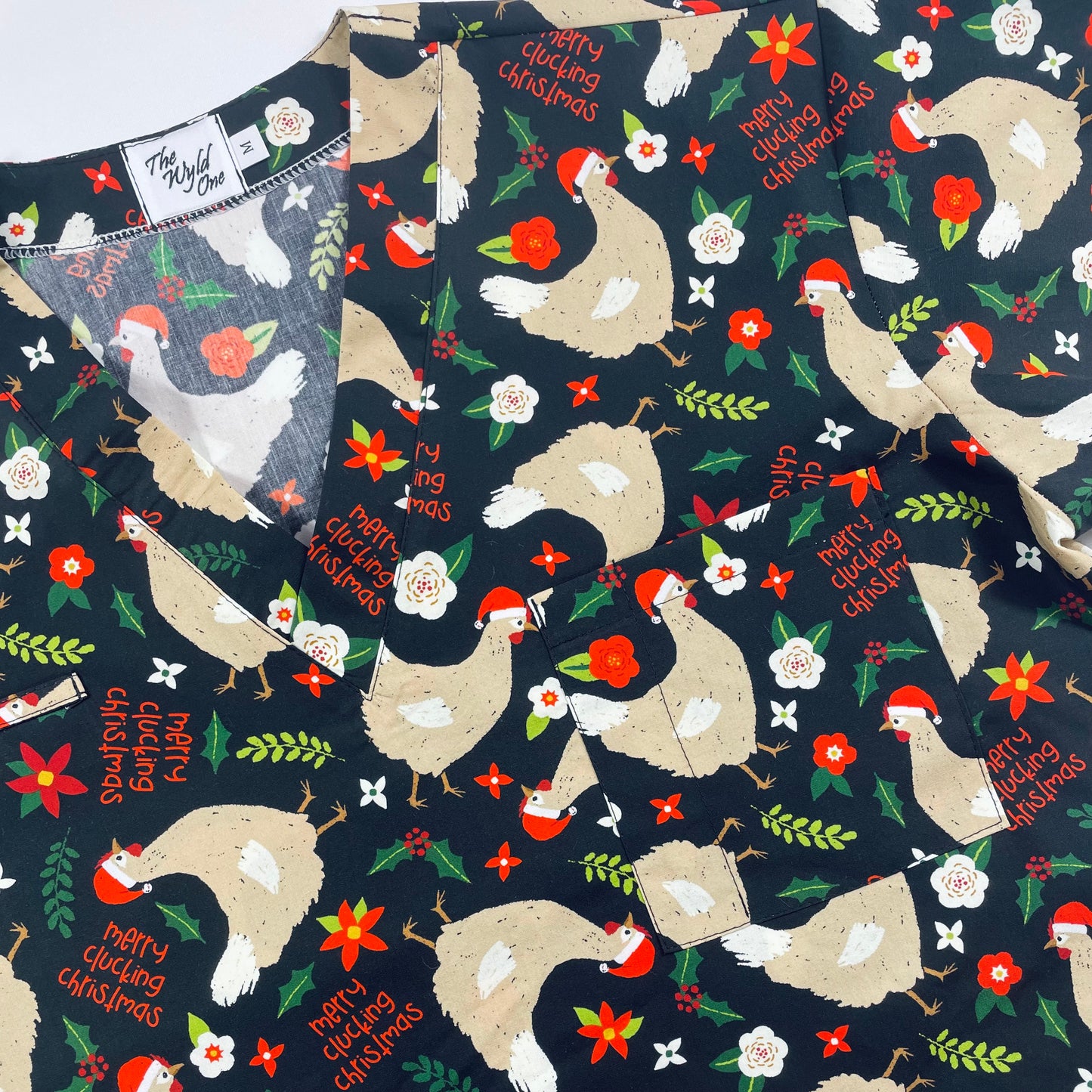 Merry Clucking Christmas - ready to ship - last sizes XS, S!