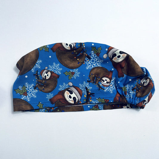 SAMPLE SALE - Christmas Scrub Cap 6