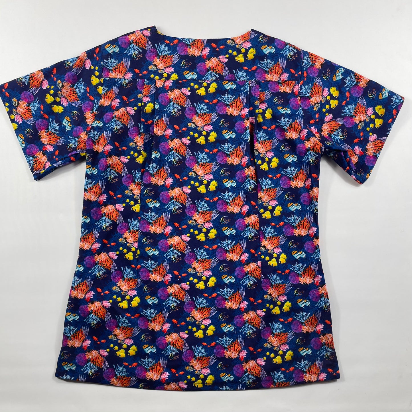 Coral Reef Fun Scrub Top - last one relaxed fit XS!