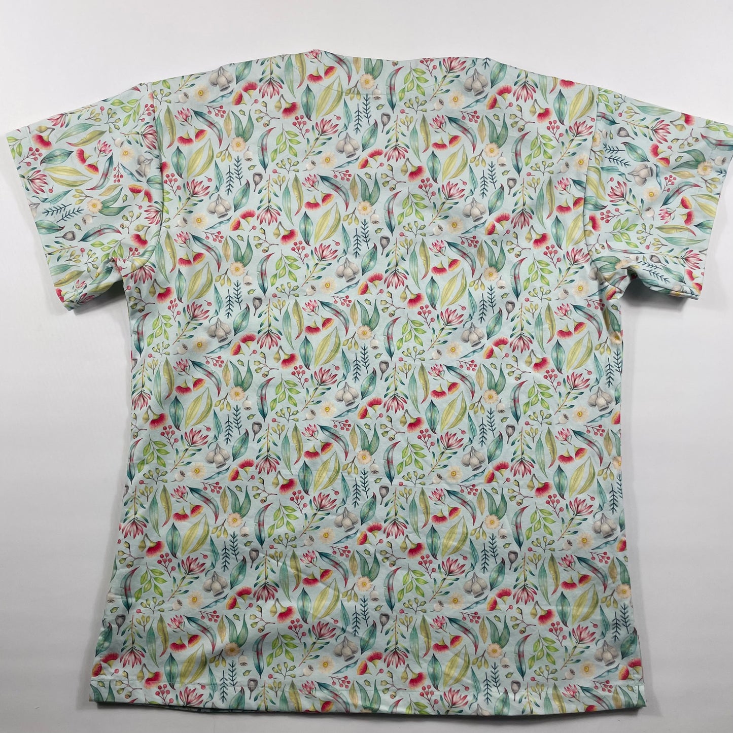 Green Gumnuts Fun Scrub Top - last one Relaxed Fit S