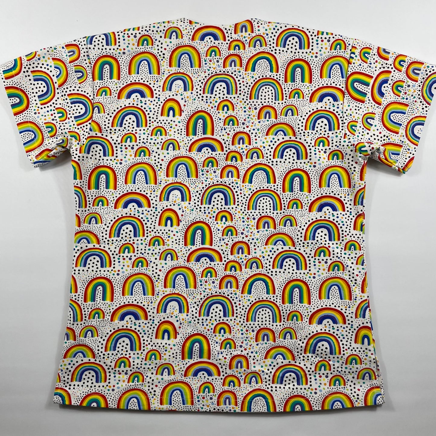 All the Rainbows Fun Scrub Top