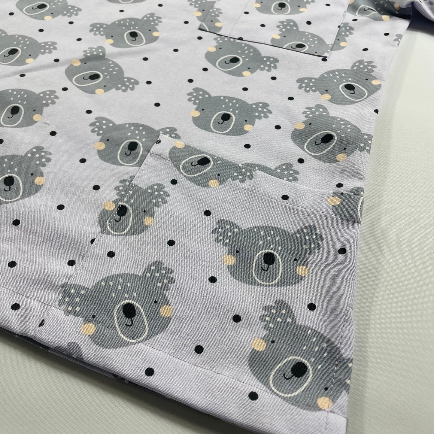 Sweet Koala Fun Scrub Top - last one Relaxed Fit S!