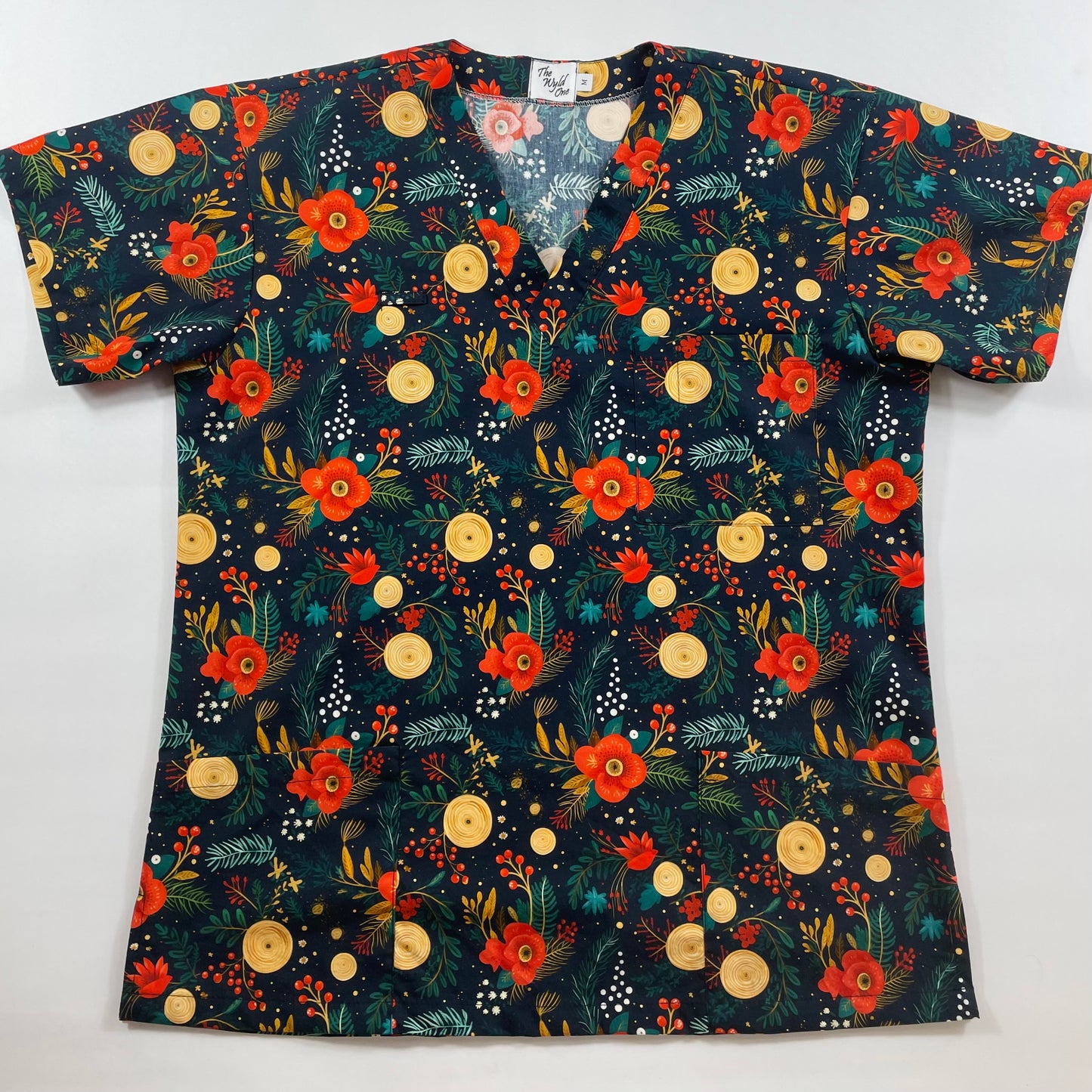 Christmas Blooms - ready to ship - last one size M!