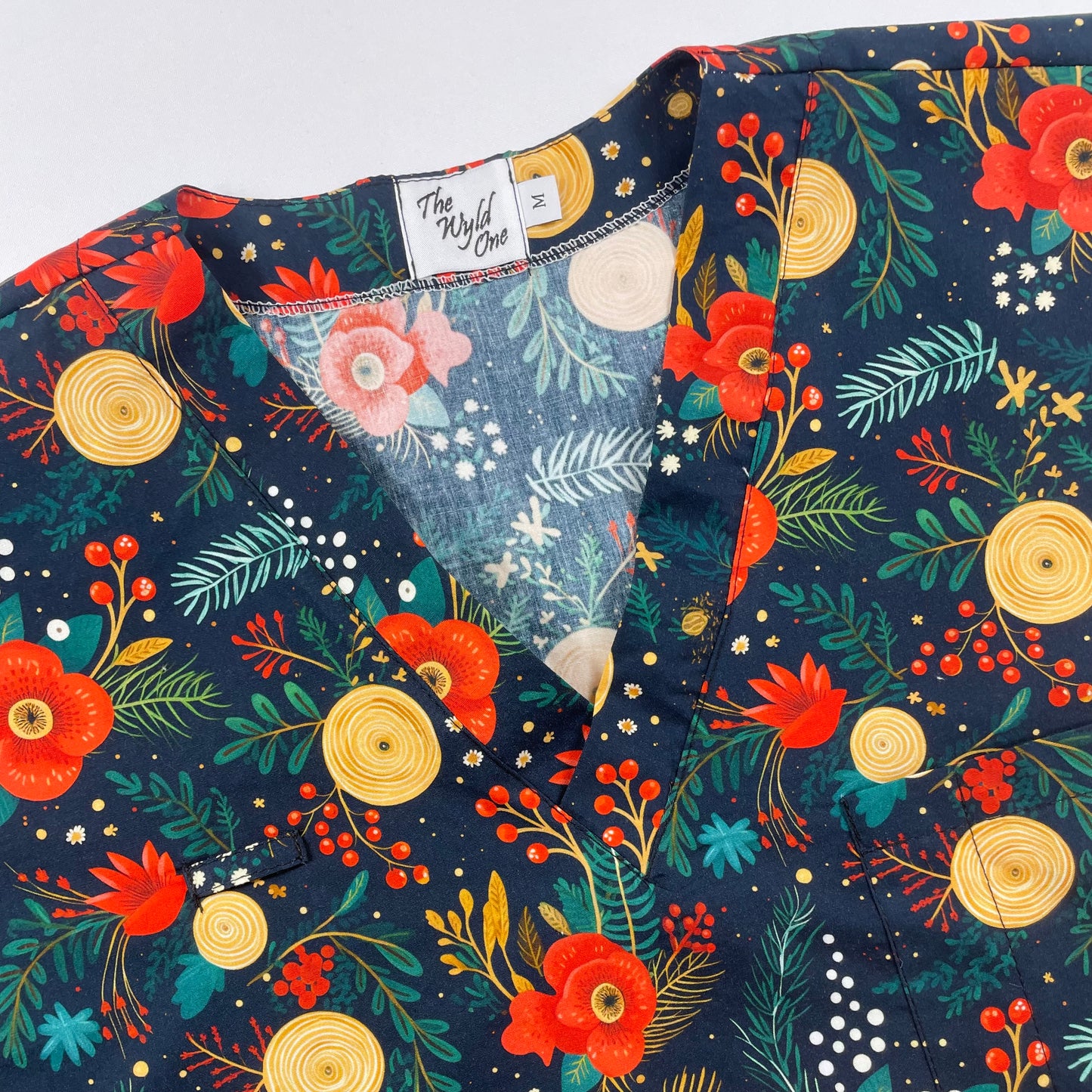 Christmas Blooms - ready to ship - last one size M!