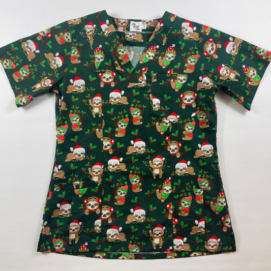 The Christmas Sloth - Princess seam 10 only - ready to ship!