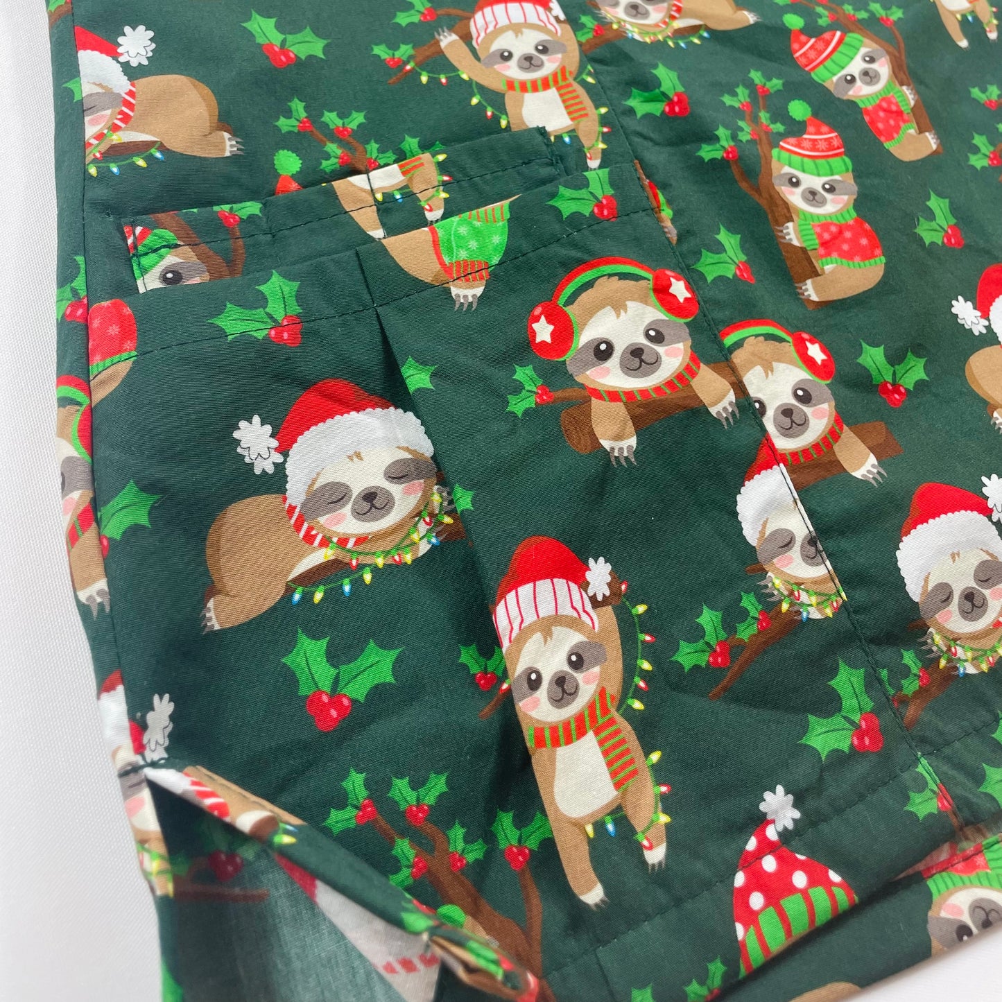 The Christmas Sloth - Princess seam 10 only - ready to ship!