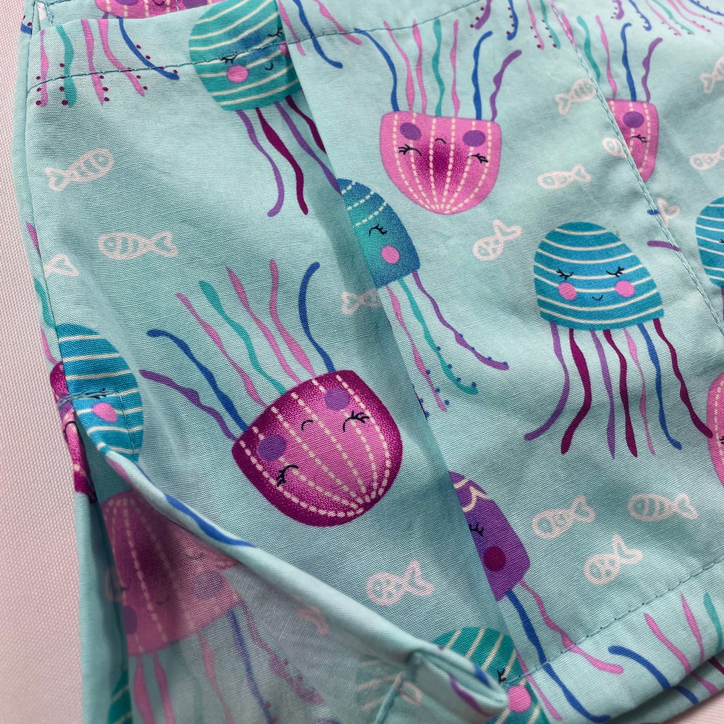 Happy Jellyfish Fun Scrub Top