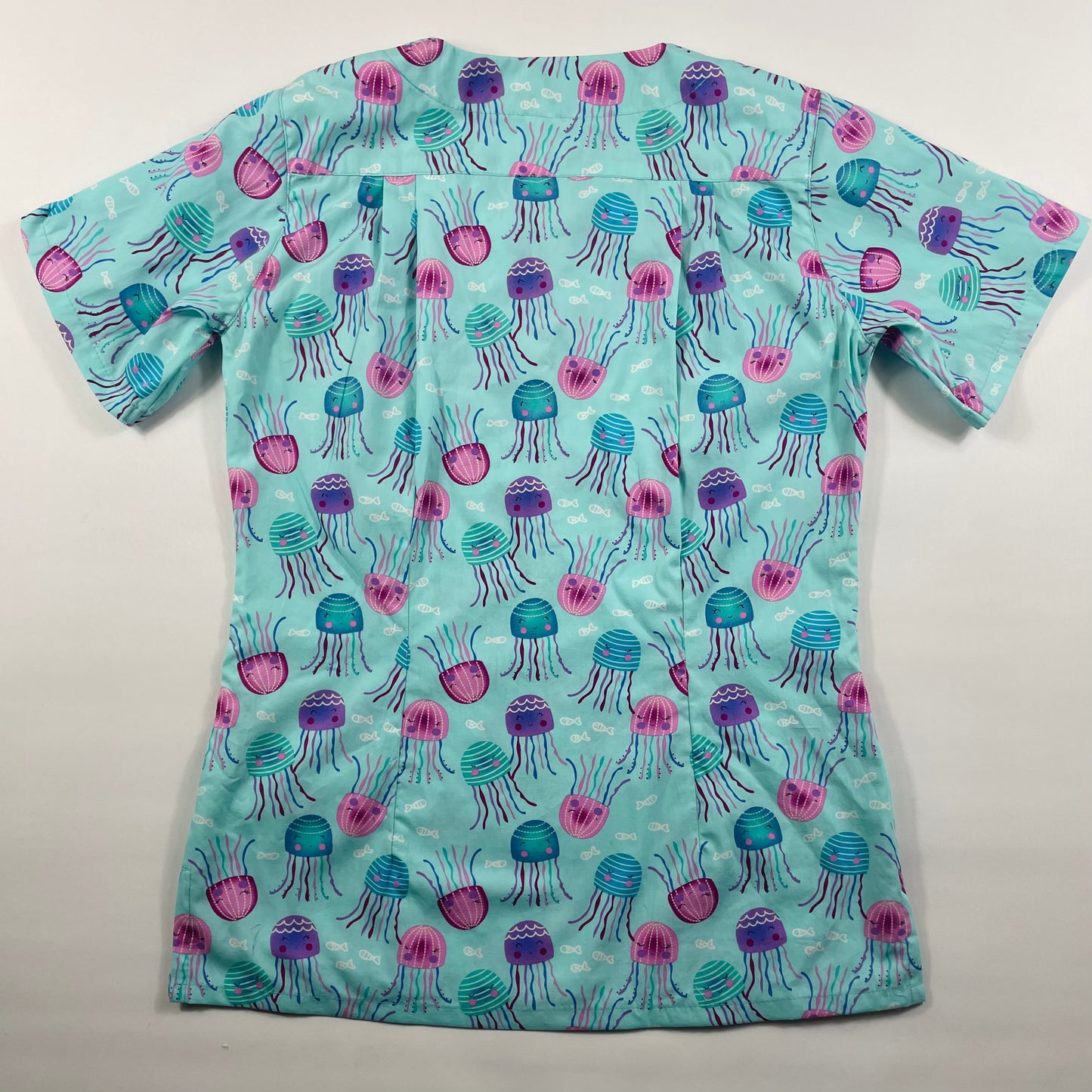 Happy Jellyfish Fun Scrub Top